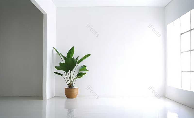 空间室内植物盆栽绿植光线透过窗户舒适房间图像摄影,高清,摄影图,摄影图片,图片大全,摄影图免费下载